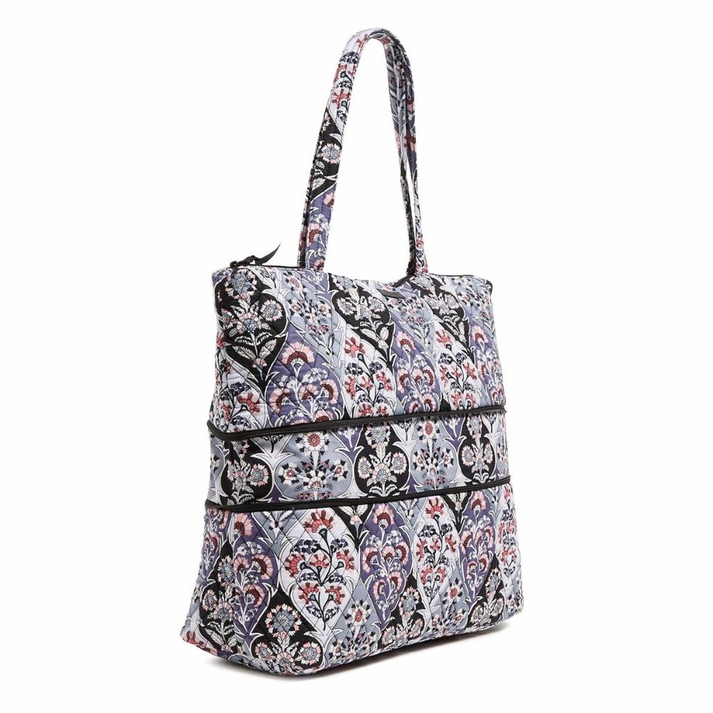 Vera Bradley Ornate Blooms Expandable Travel Tote Bag New NWT - Picture 15 of 16